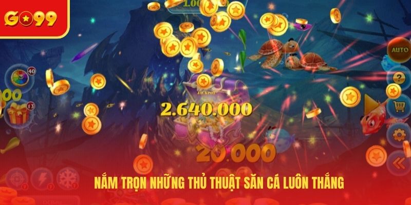 Nắm trọn những thủ thuật săn cá luôn thắng
